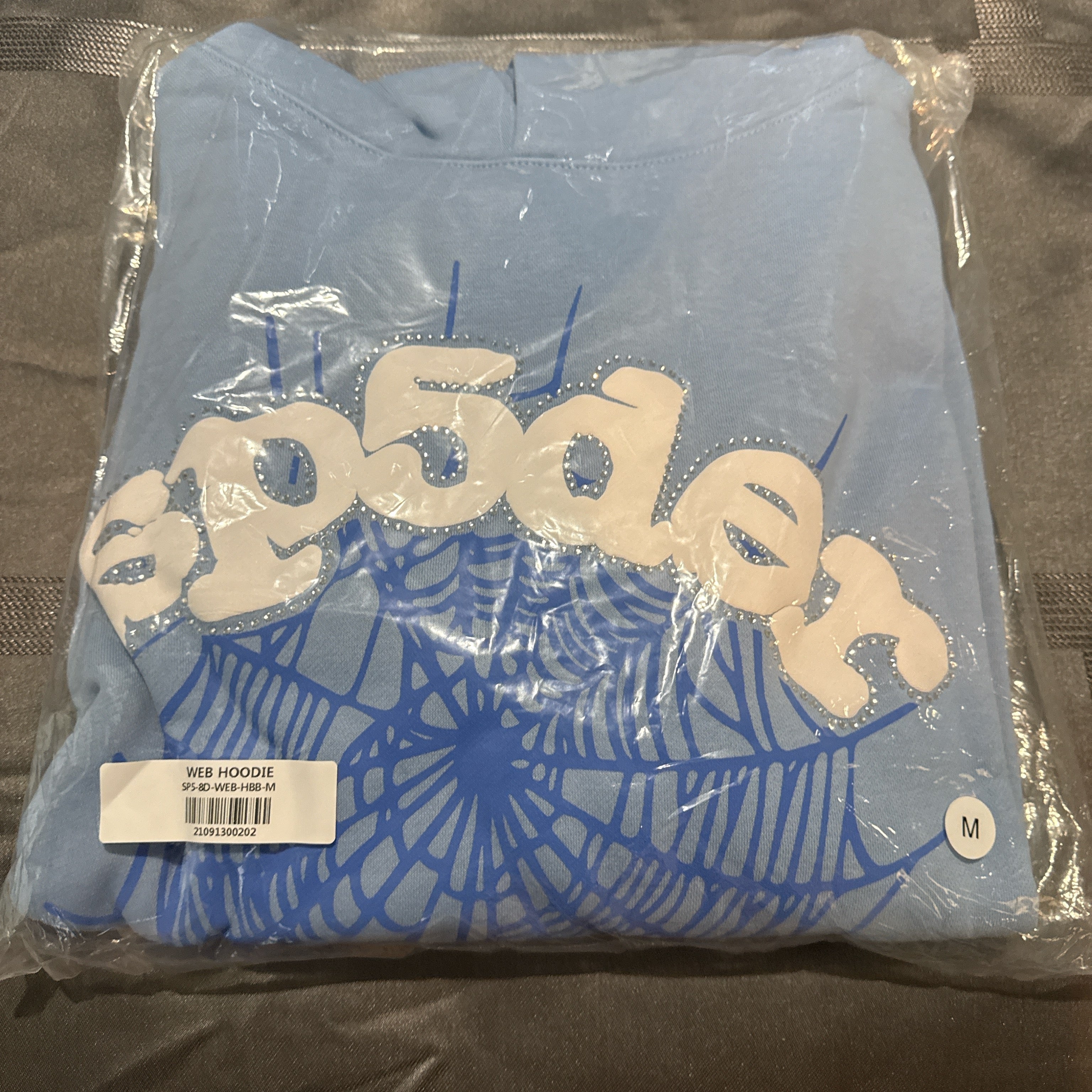 Blue spider hoodie